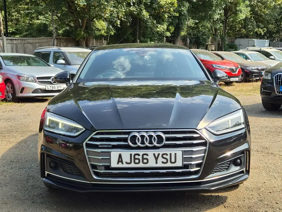 Used Audi A5 Sportback S-Line 252 HP (185 kW) 2017 Black Hatchback