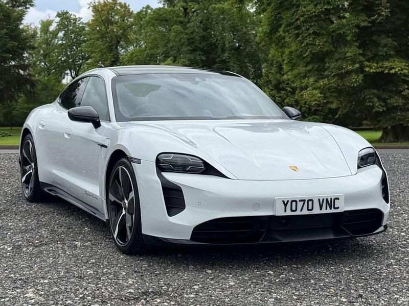 White Used 2020 Porsche Taycan Performance Package Sedan | £48,995 (Fair price) - Image 1/4