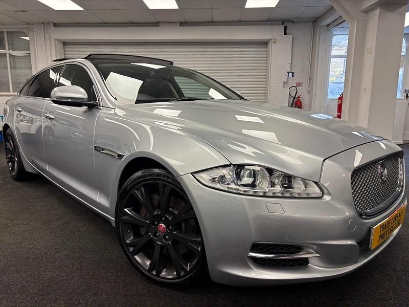 Silver Used 2014 Jaguar XJ Portfolio Sedan | £16,995 (Expensive) - Image 1/4
