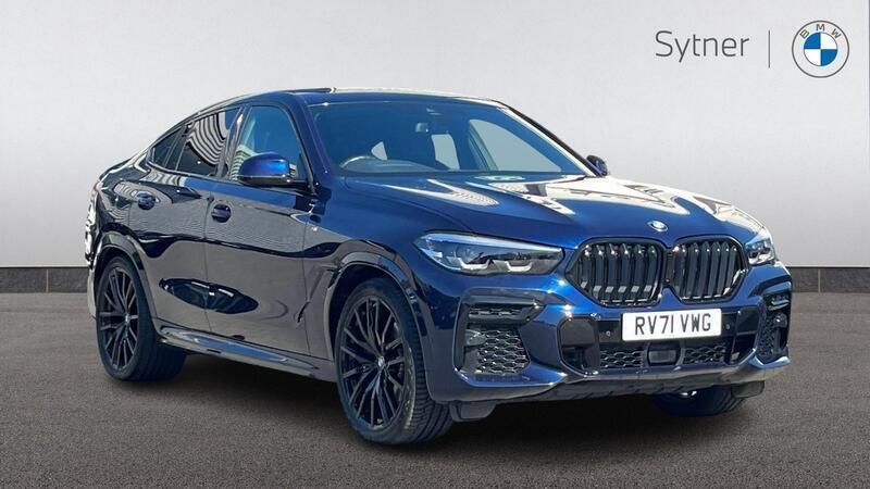 Used BMW X6 M Sport 340 HP (250 kW) 2021 Blue SUV