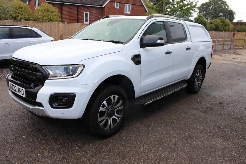 White Used 2022 Ford Ranger Wildtrack Pickup | £17,295 (Good price) - Image 1/4