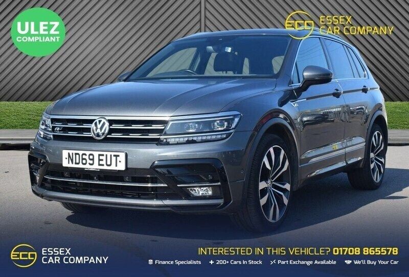 Grey Used 2019 VW Tiguan R-line SUV | £20,300 (A bit pricey) - Image 1/4
