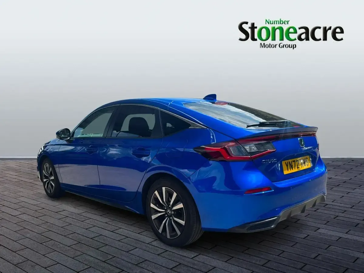 Used Honda Civic Elegance 184 HP (135 kW) 2022 Blue Hatchback