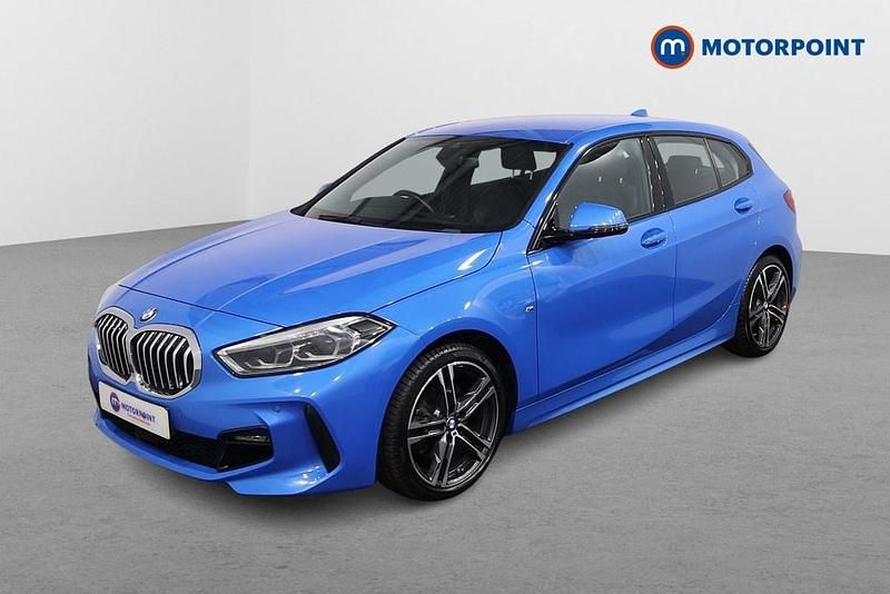 Used BMW 118 M Sport 136 HP (100 kW) 2021 Blue Hatchback