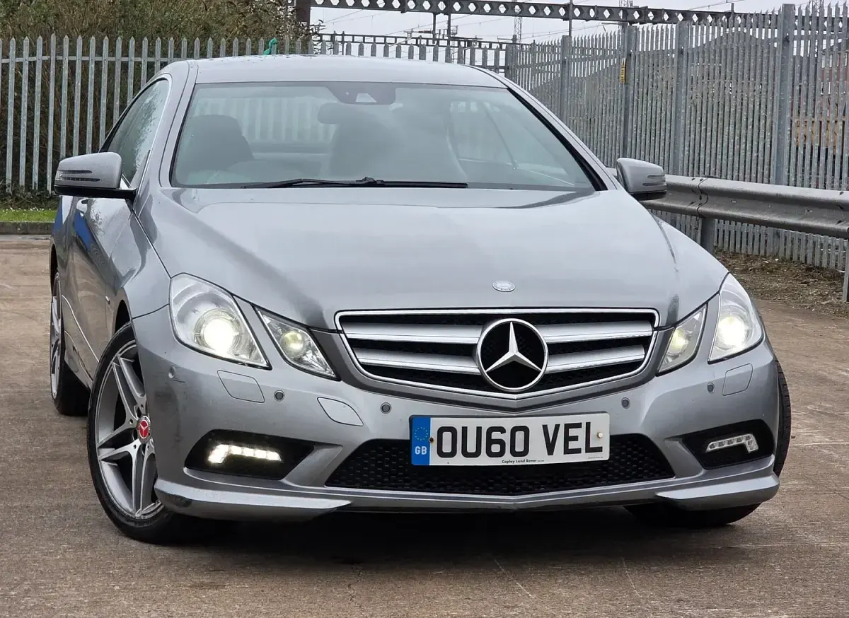 Used Mercedes E220 2010 Silver Coupe