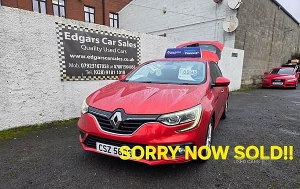 Red Used 2018 Renault Mégane IV Play Hatchback | £8,995 (Fair price) - Image 1/4