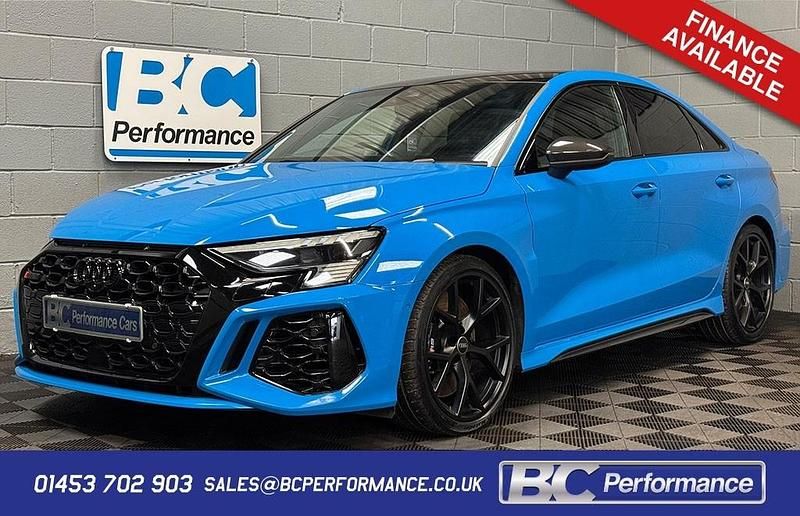 Used Audi RS3 Black Edition 2022 Blue Sedan