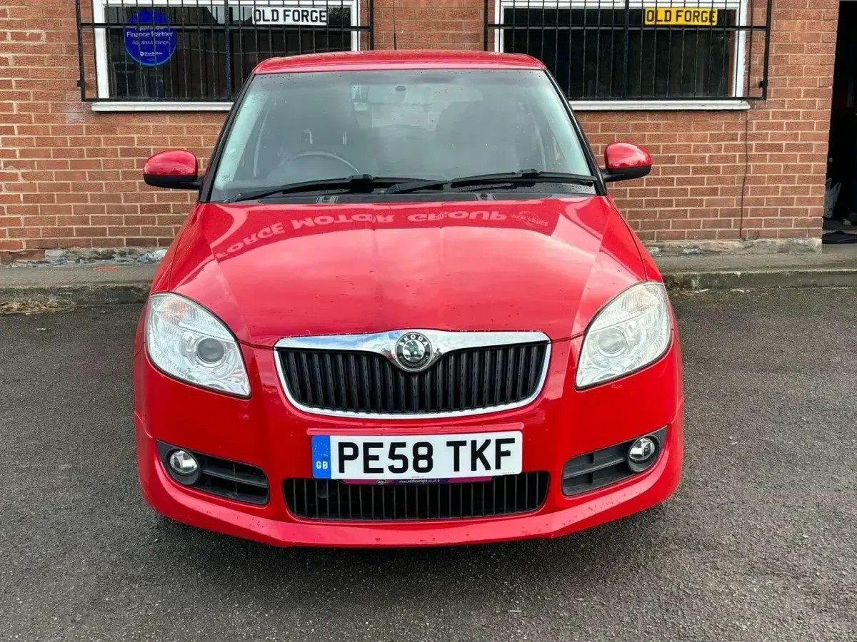 Used Skoda Fabia Sport 105 HP (77 kW) 2008 Red Hatchback