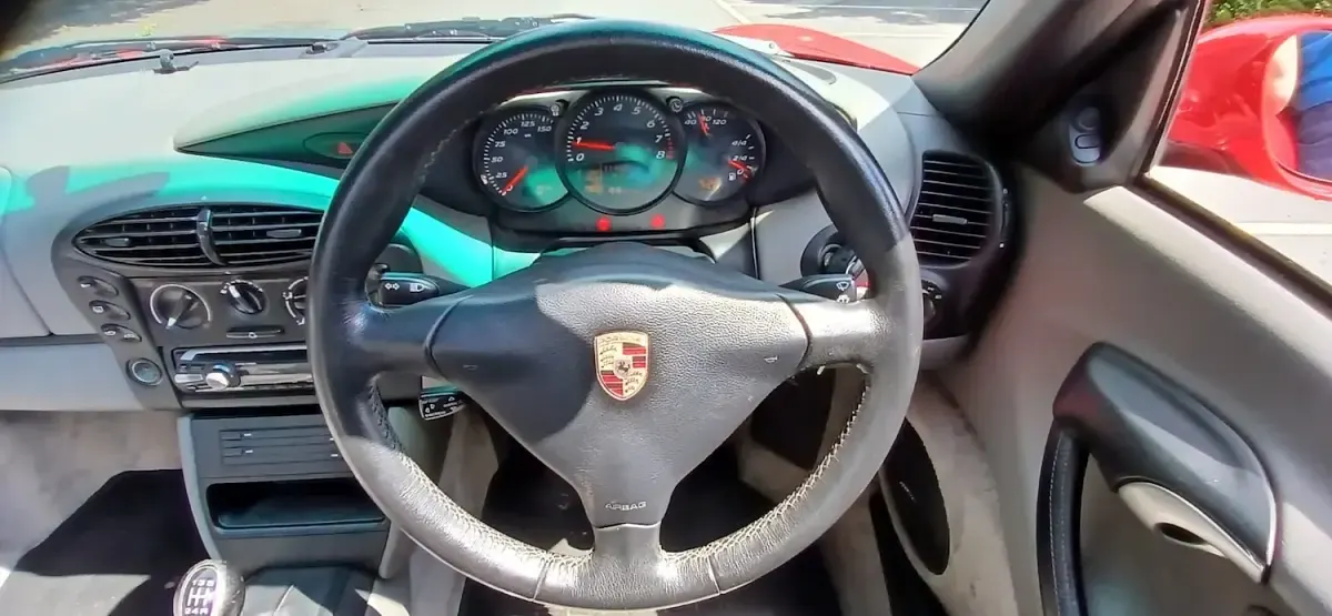 Used Porsche Boxster 2002 Red Cabriolet