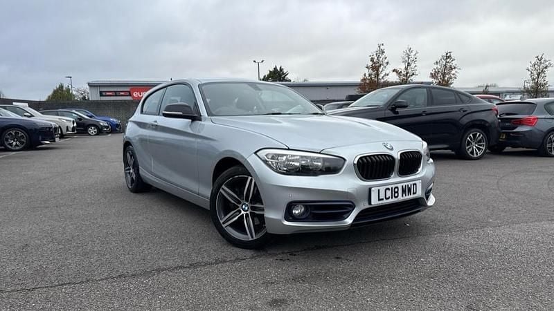 Silver Used 2018 BMW 120 Sport Line Hatchback | £14,728 (Good price) - Image 1/4