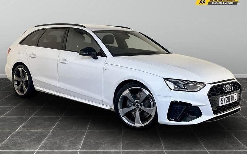 White Used 2020 Audi A4 Black Edition Estate | £21,995 (Fair price) - Image 1/2