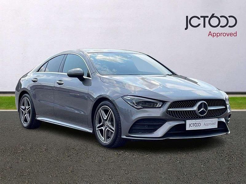 Grey Used 2021 Mercedes CLA220 AMG Line Premium Plus Sedan | £23,497 (Good price) - Image 1/4