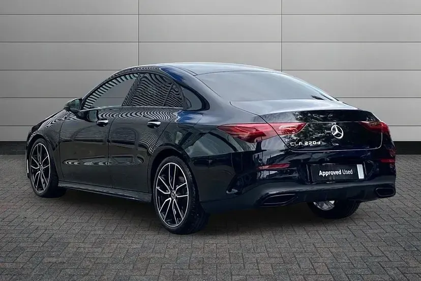 Used Mercedes CLA220 AMG line 187 HP (137 kW) 2025 Black Coupe