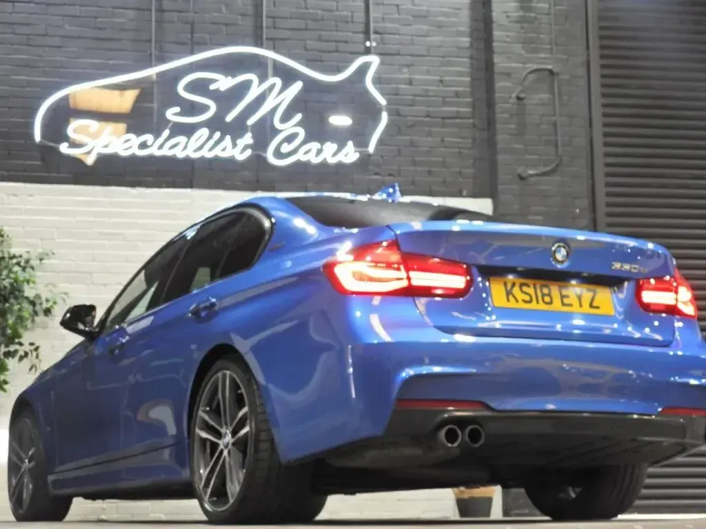 Used BMW 330e M Sport 252 HP (185 kW) 2018 Blue Sedan