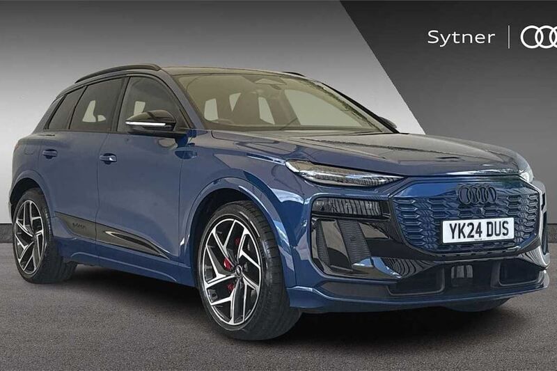 Blue Used 2024 Audi Q6 e-tron Advanced SUV | £60,750 - Image 1/4