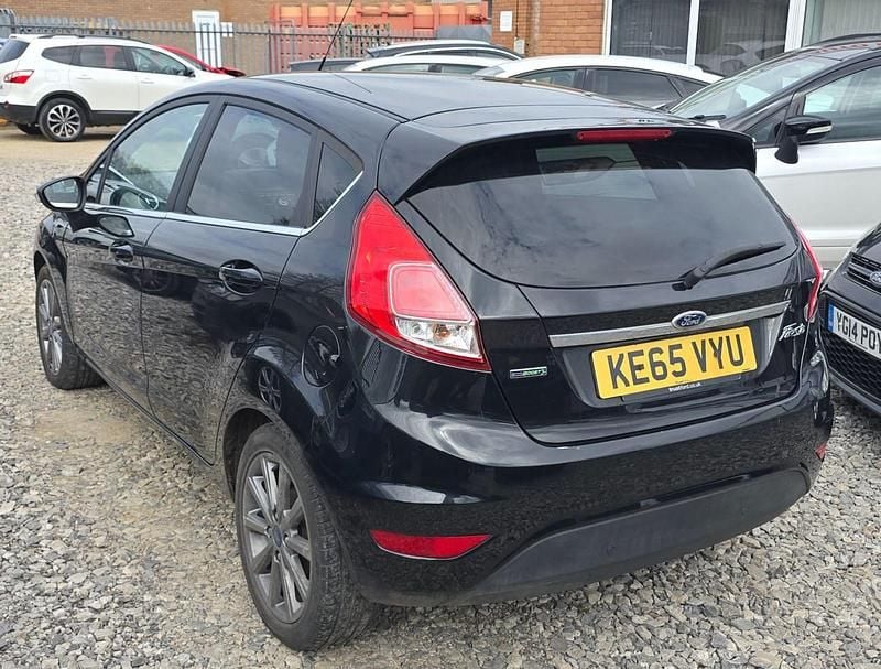 Used Ford Fiesta Titanium 2015 Black Hatchback