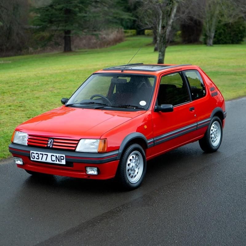 Used Peugeot 205 GTi 1989 Red Hatchback