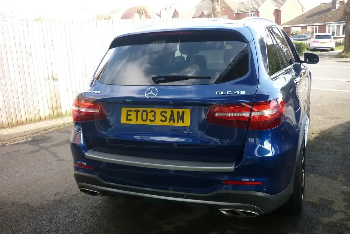 Used Mercedes GLC43 AMG Premium Plus 400 HP (294 kW) 2017 Blue SUV