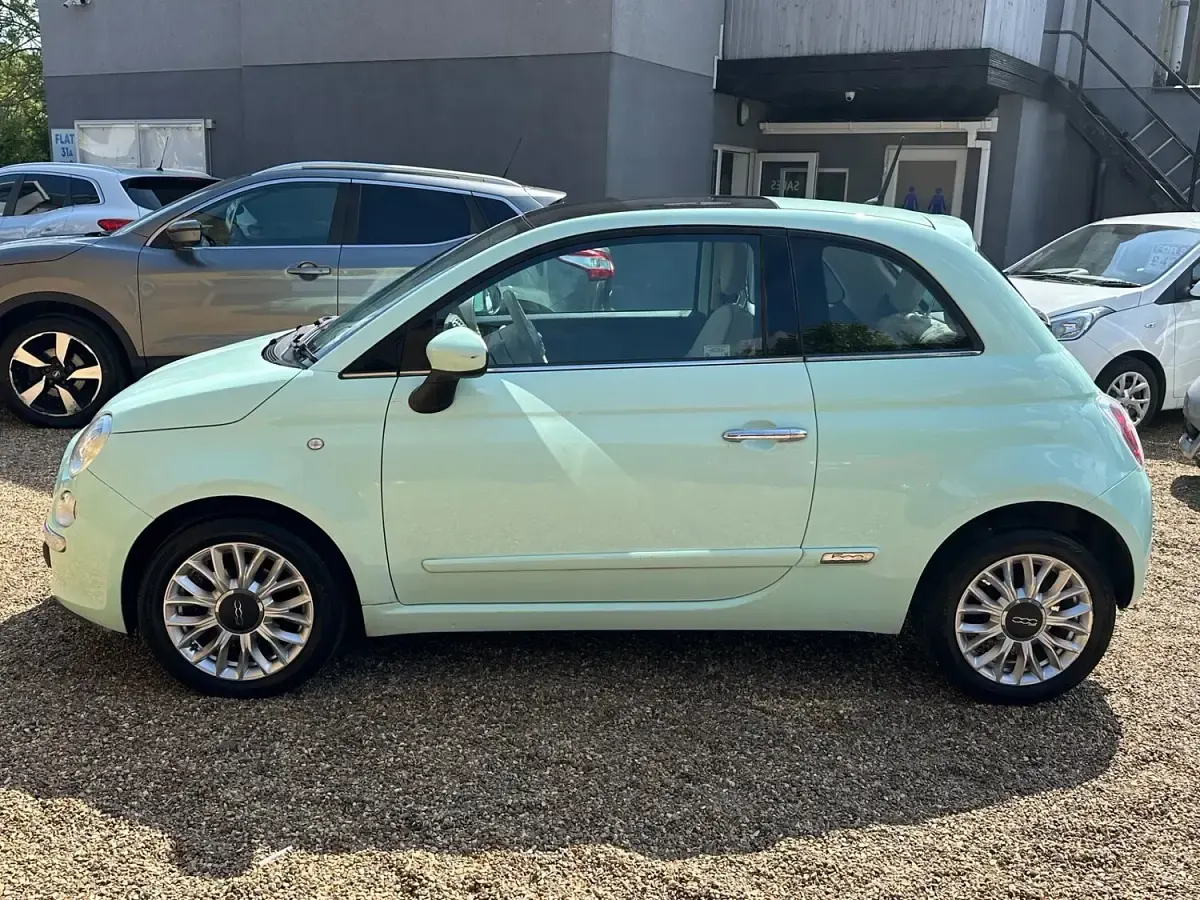 Used Fiat 500 Lounge 69 HP (50 kW) 2014 Green Hatchback