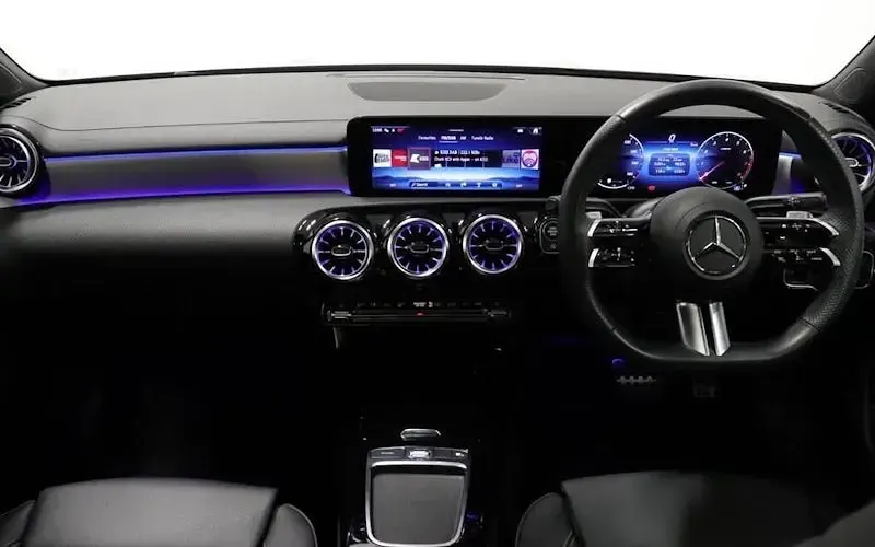 Used Mercedes CLA220 AMG Line Premium Plus 190 HP (139 kW) 2023 Black Coupe