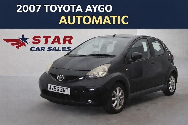 Begagnad Toyota Aygo 2007 Svart Halvkombi