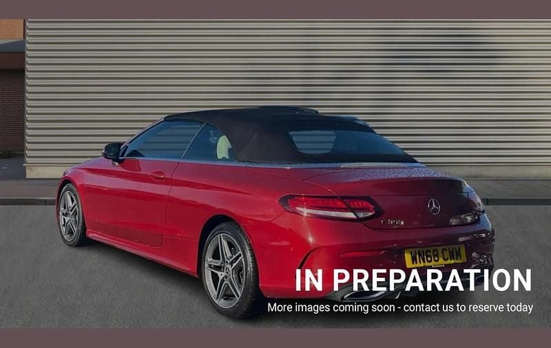 Used Mercedes C300 AMG Line Premium 258 HP (189 kW) 2018 Red Cabriolet