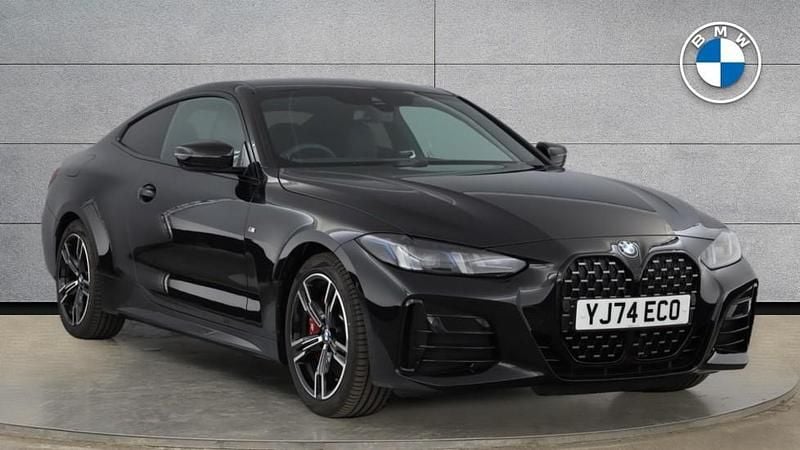 Black Used 2025 BMW 420 M Sport Coupe | £38,999 (Fair price) - Image 1/4