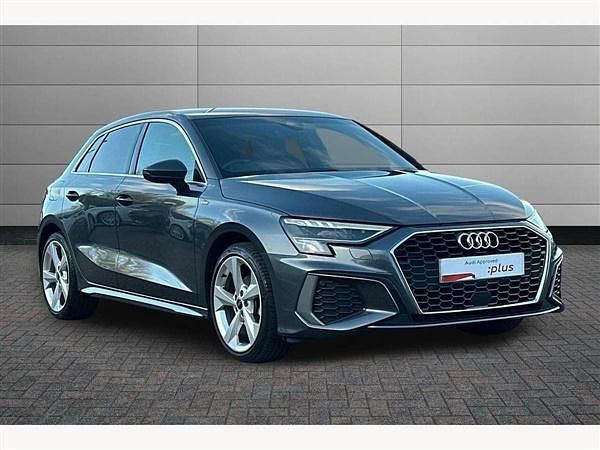 Grey Used 2023 Audi A3 S-Line Hatchback | £20,850 (Fair price) - Image 1/4