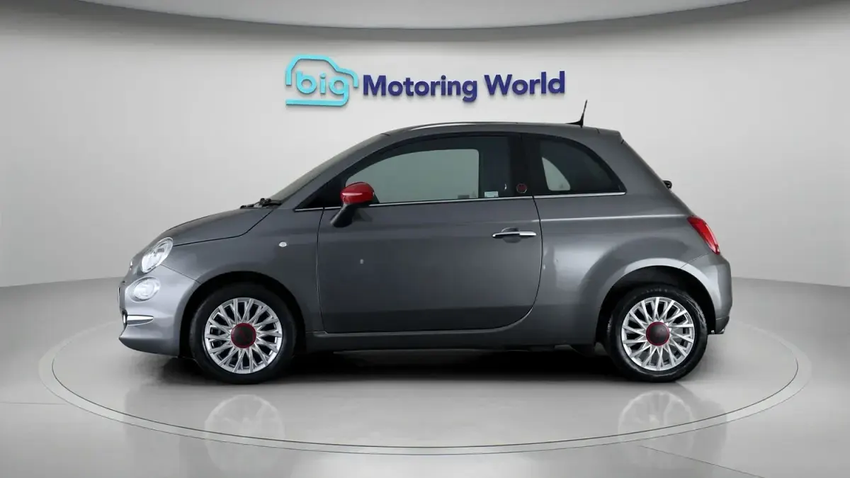 Used Fiat 500 Red 70 HP (51 kW) 2021 Grey Hatchback