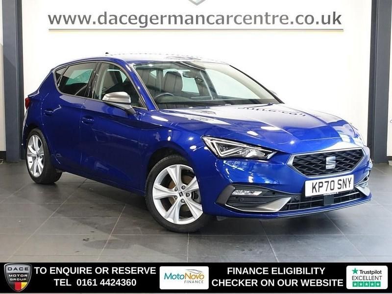 Used Seat Leon FR 110 HP (80 kW) 2020 Blue Hatchback