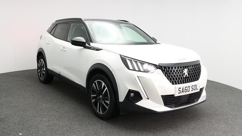 White Used 2020 Peugeot 2008 GT-line SUV | £13,999 (A bit pricey) - Image 1/4