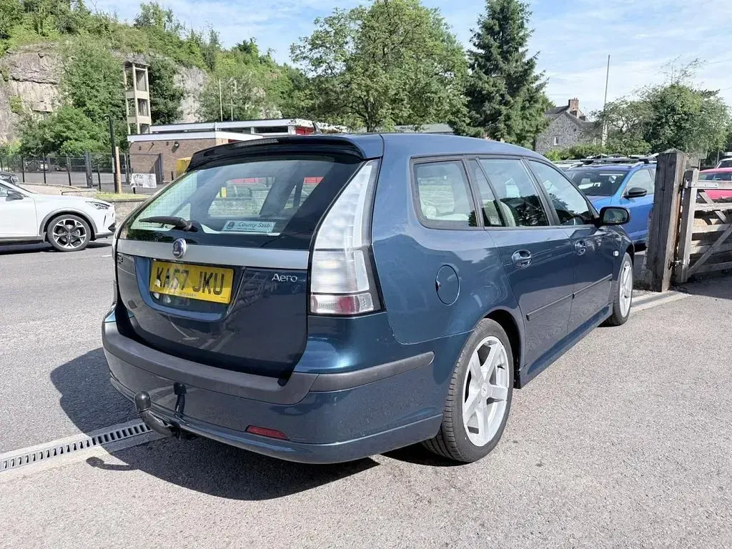 Used Saab 9-3 Aero 2007 Blue Estate