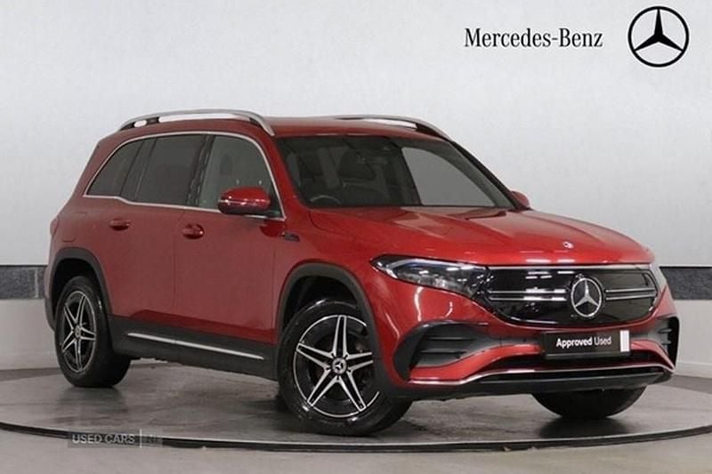Used Mercedes EQB350 AMG line 214 kW (292 HP) 2022 Red SUV
