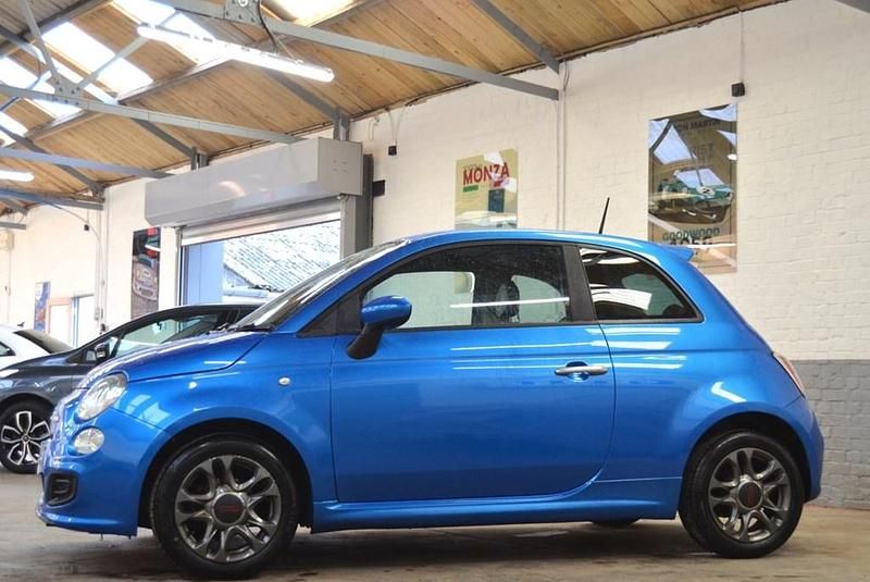 Used Fiat 500 S 2015 Blue Hatchback