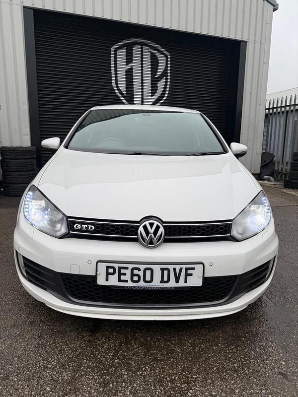Used VW Golf VI GTD 170 HP (125 kW) 2010 White Hatchback