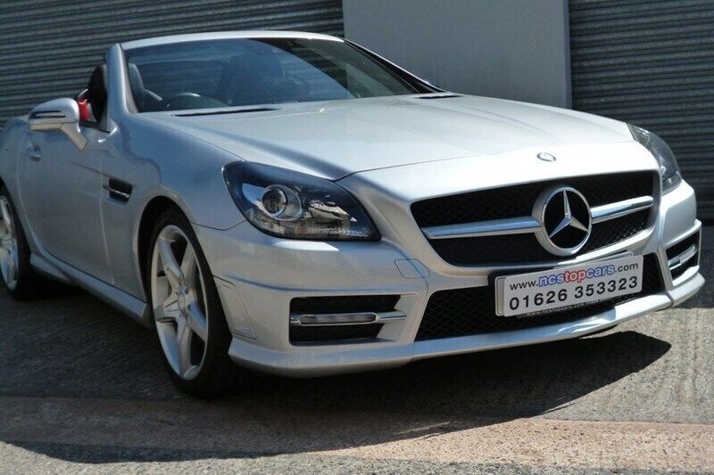 Silver Used 2012 Mercedes SLK200 AMG Cabriolet | £7,595 (Fair price) - Image 1/1