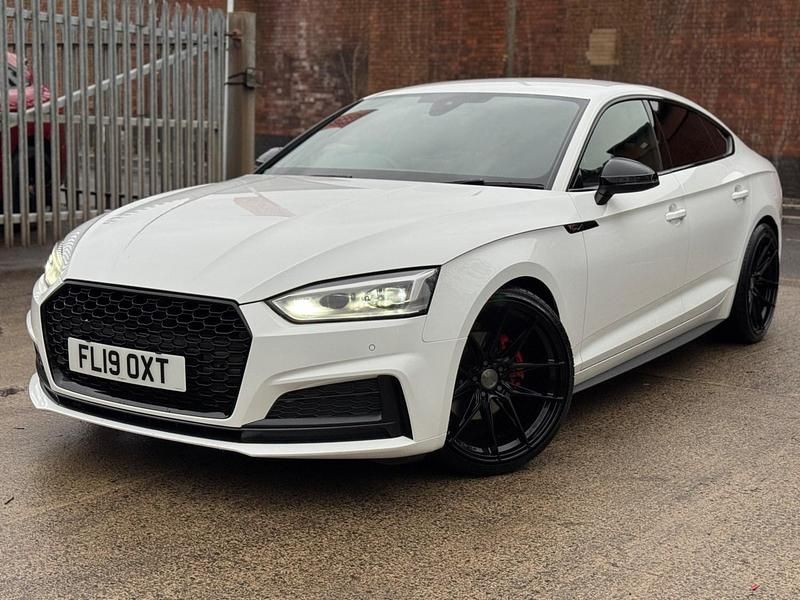 Used Audi A5 Sportback Black Edition 2019 White Hatchback