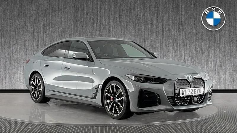 Grey Used 2022 BMW i4 M Sport Sedan | £33,499 (A bit pricey) - Image 1/4
