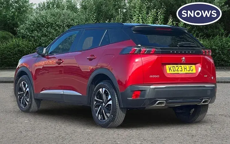 Used Peugeot 2008 GT 131 HP (96 kW) 2023 Exlir red SUV