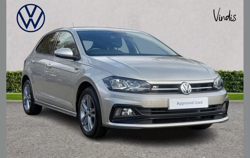 Silver Used 2018 VW Polo R-line Hatchback | £15,380 (Fair price) - Image 1/3