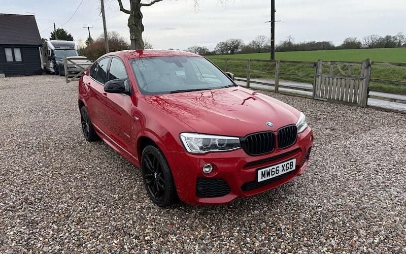 Used BMW X4 M Sport 313 HP (230 kW) 2016 Red SUV