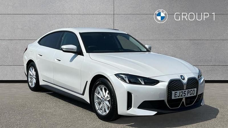 White Used 2025 BMW i4 Sport Line Sedan | £36,391 (Good price) - Image 1/4