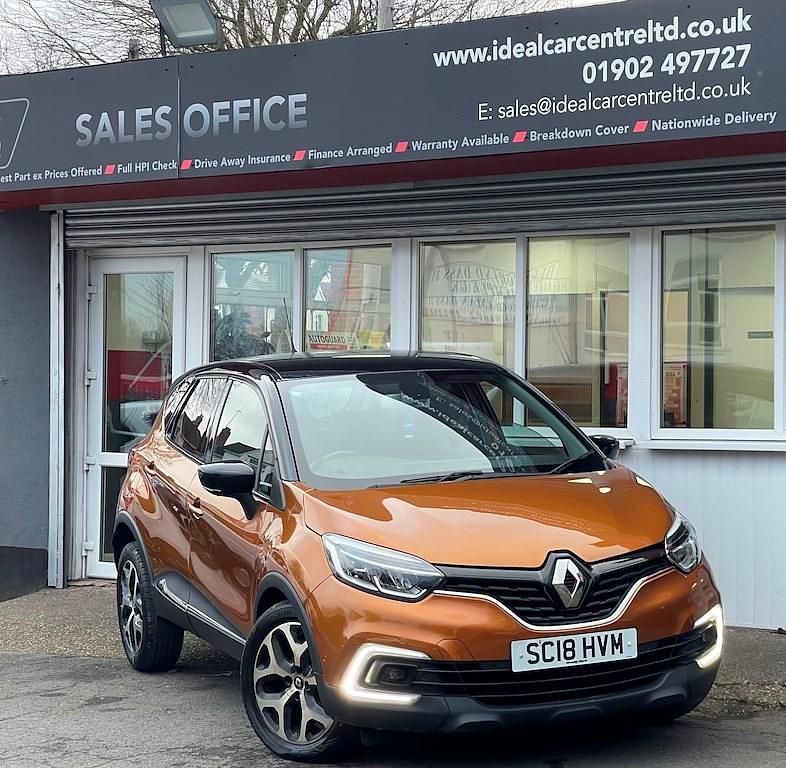 Used Renault Captur GT-Line 90 HP (66 kW) 2018 Orange SUV