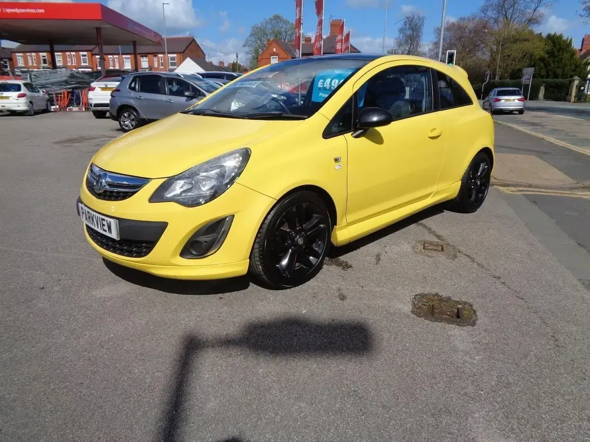 Used Vauxhall Corsa Edition 2014 Yellow Hatchback
