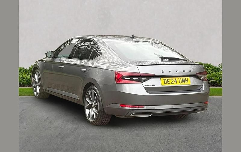 Used Skoda Superb SportlinePlus 147 HP (108 kW) 2024 Grey Hatchback
