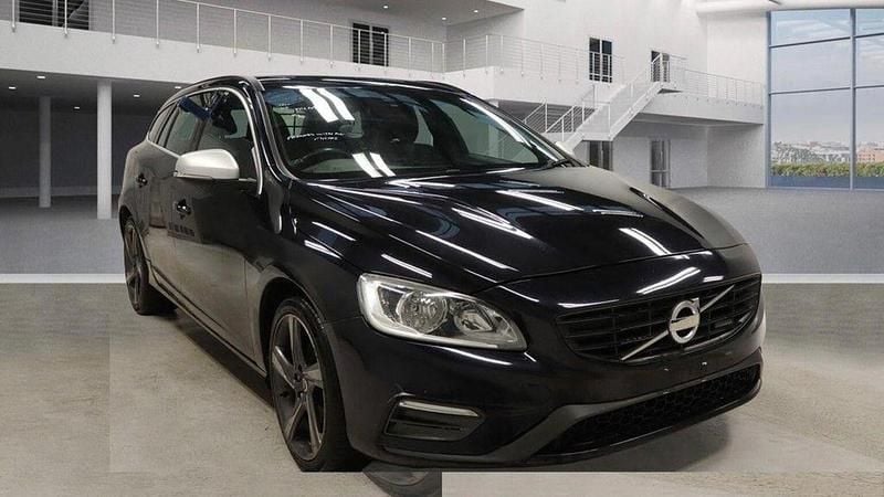 Black Used 2014 Volvo V60 R-Design Estate | £6,495 (Fair price) - Image 1/3