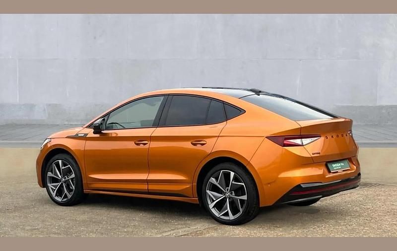 Used Skoda Enyaq iV vRS 250 kW (340 HP) 2024 Orange SUV