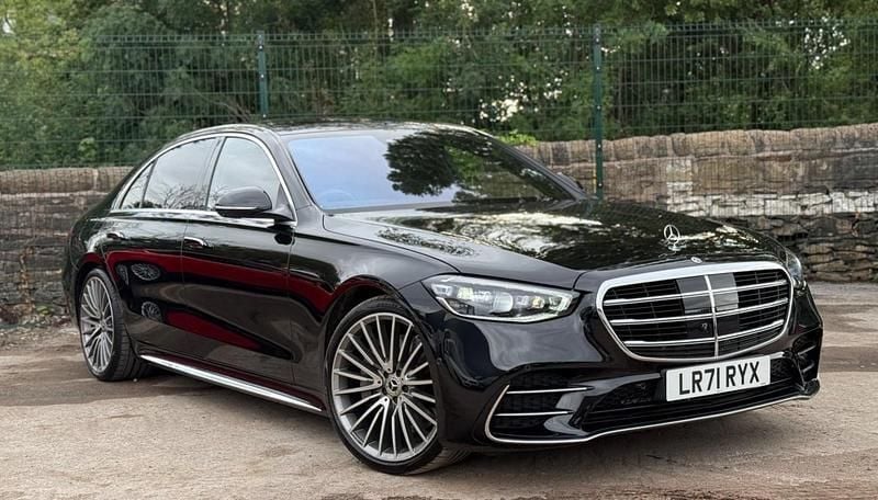 Used Mercedes S500L AMG line 2021 Black Sedan