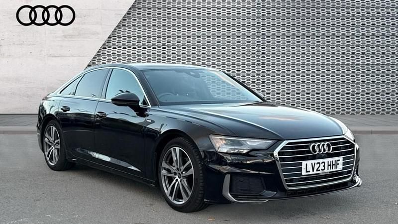 Black Used 2023 Audi A6 S-Line Sedan | £26,810 (Fair price) - Image 1/4