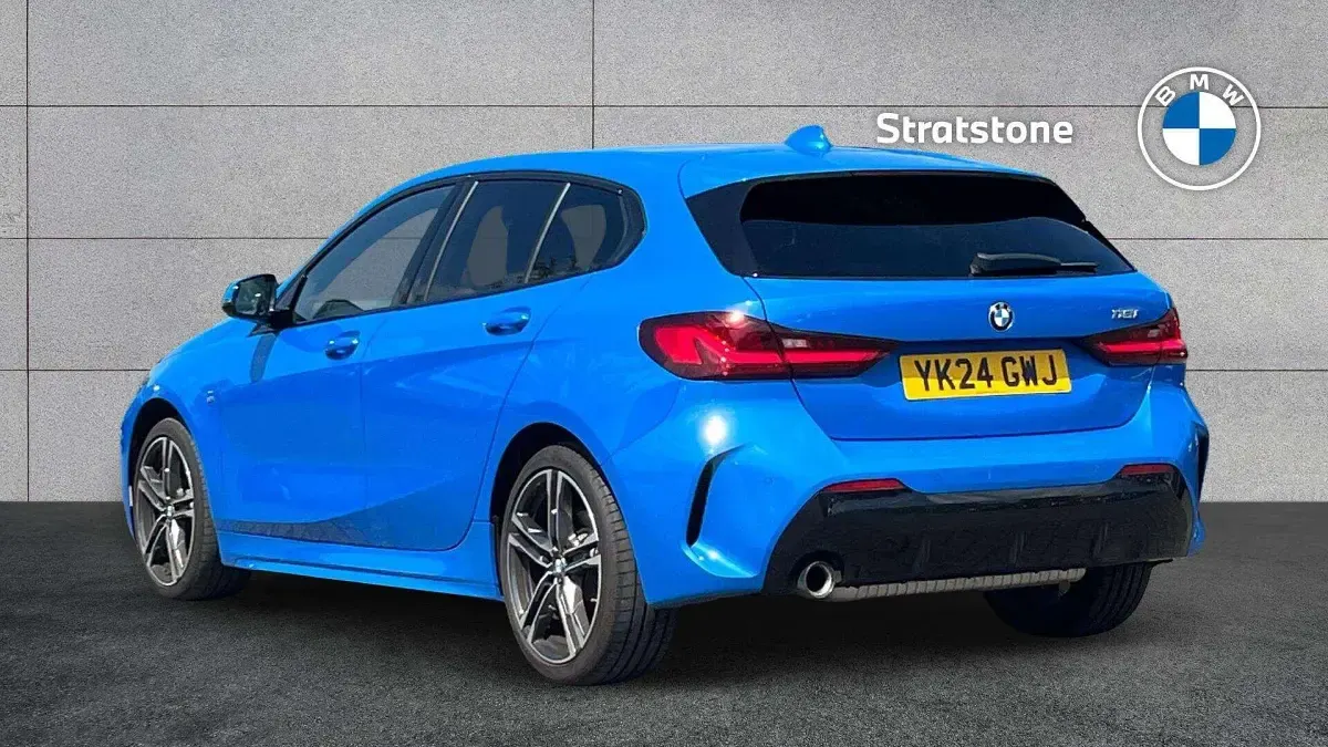 Used BMW 118 M Sport 134 HP (98 kW) 2024 Blue Hatchback